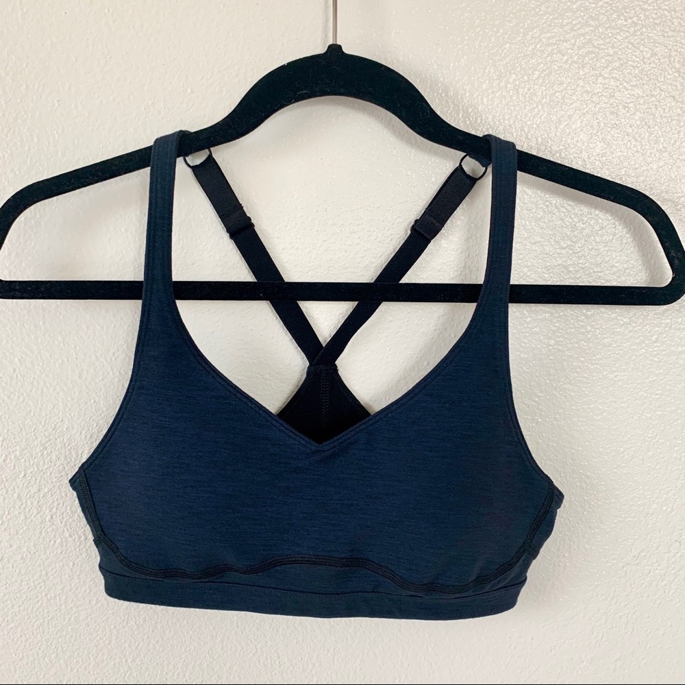 LUCY NAVY BLUE SPORTS BRA